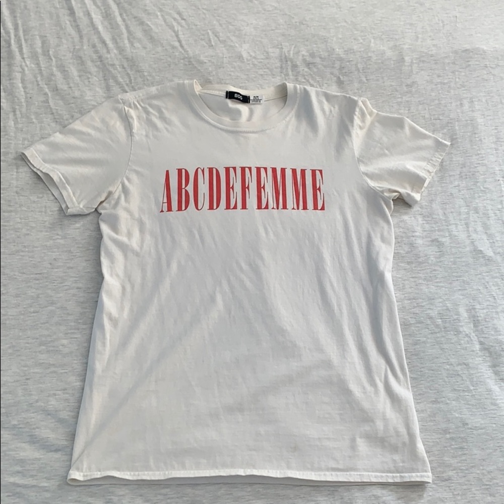 “ABCDEFEMME” graphic tee